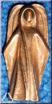 Handschmeichler Engel. bronze
