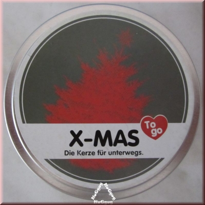 X-MAS to go - Die Kerze für unterwegs, Tannenbaum-Kerze