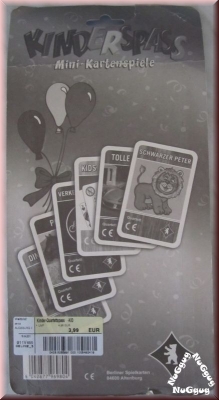 Mini-Kartenspiele. 6 Stück. Spielkarten-Set