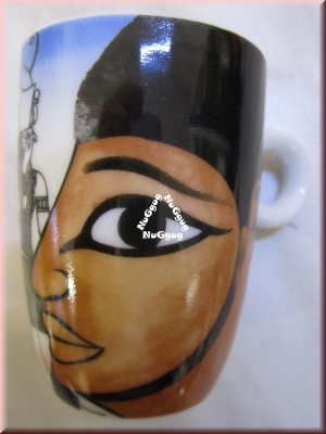 Espressotasse "Ägypten" mit Untertasse, Mokkatasse