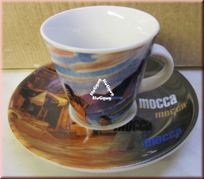 Espressotasse "mocca mocca" mit Untertasse, Mokkatasse