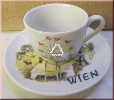 Espressotasse "Wien" mit Untertasse, Mokkatasse