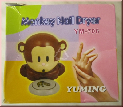 Nageltrockner Pusteäffchen YM-706, Monkey Nail Dryer