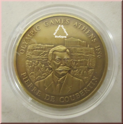 Münze Olympic Games Athens 1896 Pierre de Coupertin, Deutschland, Medaille