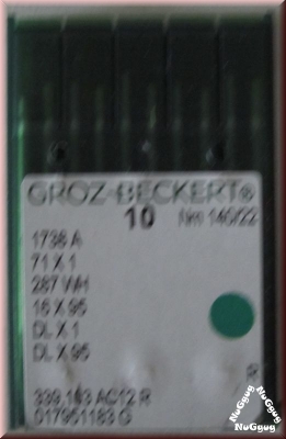 Nähmaschinennadeln Nm 140/22. von Groz-Beckert