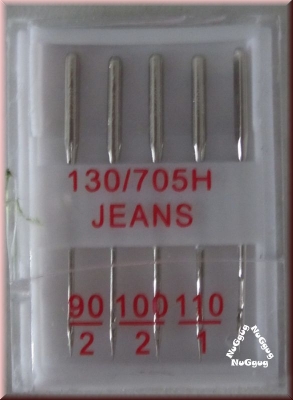 Nähmaschinennadeln 90 - 110. Jeans 130/705 H