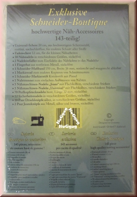 Exklusive Schneider-Boutique, Näh-Accessoires, Nähset, 143-teilig