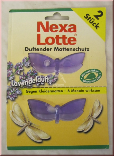 Nexa Lotte duftender Mottenschutz, 2 Stück, mit Lavendelduft