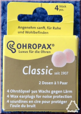 Ohropax Classic, 4 Ohrstöpsel