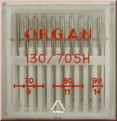 Nähmaschinennadeln 70 - 90, 130/705 H von Organ