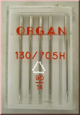 Nähmaschinennadeln 90 - 14, 130/705 H von Organ