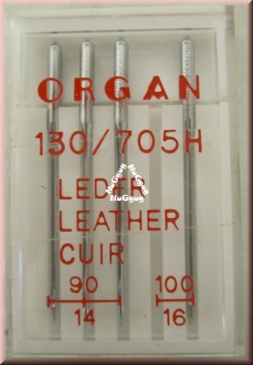 Nähmaschinennadeln 90 - 100, Leder 130/705 H von Organ