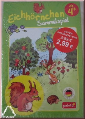 Paletti Eichhörnchen Sammelspiel. Sammelspiel