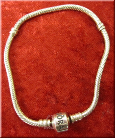 Pandora 590702HV Charm-Armband silber, 19 cm, gebraucht