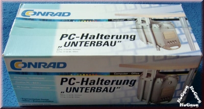 PC-Halterung Unterbau, schwarz von Conrad