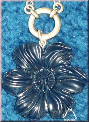 Halskette blaue Blüte von Pilgrim