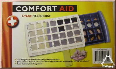 Pillendose Comfort Aid für 7 Tage und 4 Tageszeiten