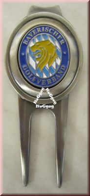 Pitchgabel "Bayerischer Golfverband" mit Magnet-Ballmarker