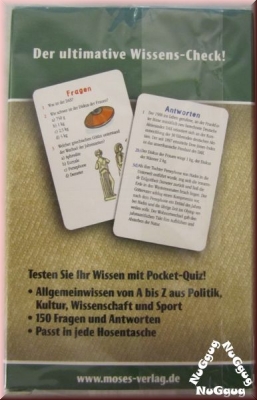 Pocket Quiz Allgemeinwissen, Moses 377