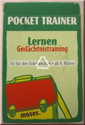 Pocket Trainer Lernen Gedächtnistraining von Moses