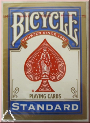 Pokerkarten. Bicycle standard. Playing Cards. blau