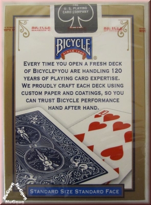 Pokerkarten. Bicycle standard. Playing Cards. blau