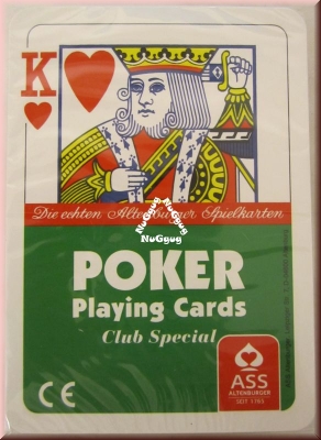 Pokerkarten, Poker Playing Cards Club Special von ASS