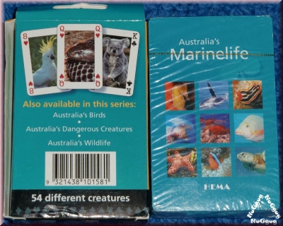 Pokerkarten. Australia's Marinelife