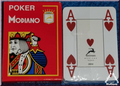 Pokerkarten. Modiano Plastic