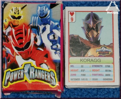 Power Rangers 3in1. Kartenspiel & Closeup Photos