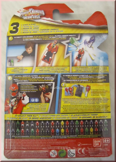 Power Rangers Super Megaforce Legendary Ranger Key Pack