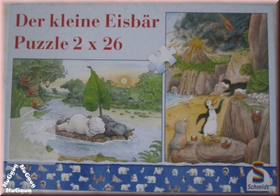 Der kleine Eisbär. Puzzle 2 x 26 Teile