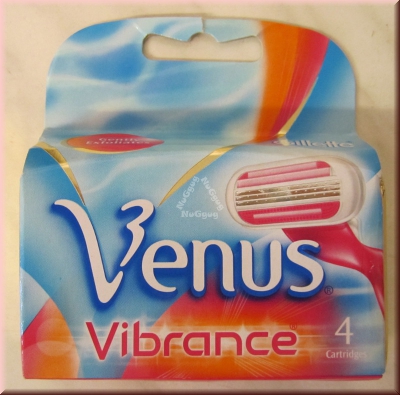 Venus Vibrance Ersatzklingen, 4 Stück, von Gillette, Rasierklingen