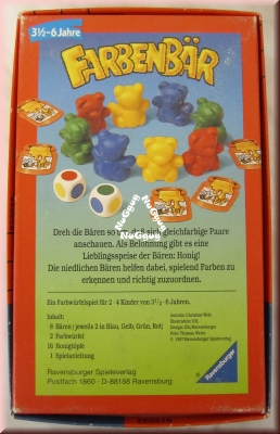 Farbenbär - Bärchen Blau sucht seine Frau von Ravensburger