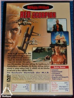 Red Scorpion. Dolph Lundgren