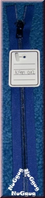 Reißverschluß riri NYM 012. blau/blau. 24 cm
