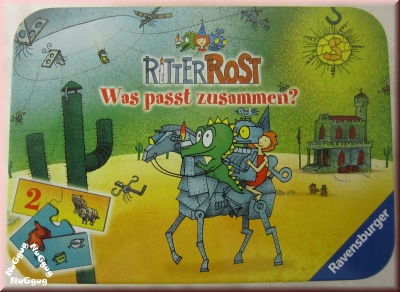 Ritter Rost - Was passt zusammen?, Lernspiel in der Blechdose, von Ravensburger