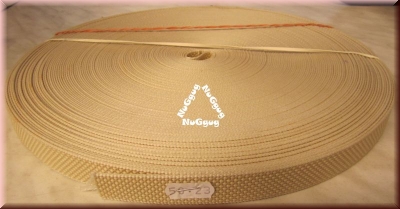 Rolladengurt, beige, 23 mm, 50 Meter