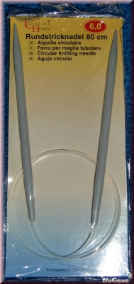 Rundstricknadel 80 cm, 6,0 mm