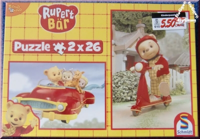 Ruppert Bär unterwegs. Puzzle 2 x 26 Teile