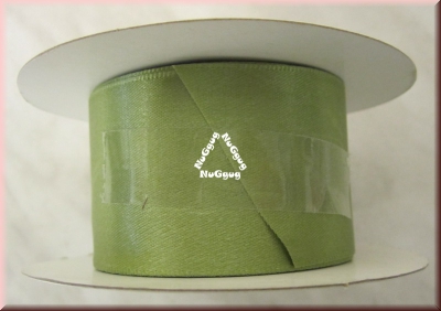 Satinband, hellgrün, 40 mm, Geschenkband