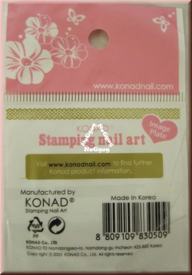 Konad Stamping Nail Art Image Plate M75