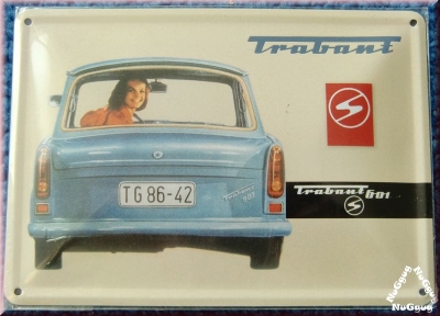 Blechschild Trabant 601