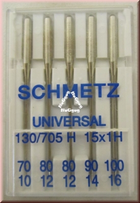 Nähmaschinennadeln Schmetz 90 - 100, universal 130/705 H 15x1H