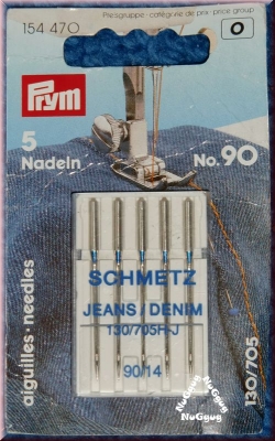 Nähmaschinennadeln 90/14, Jeans/Denim 130/705 H-J von Schmetz