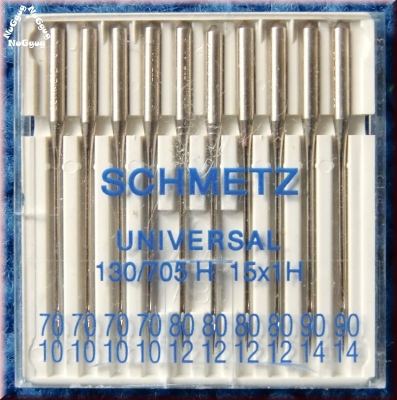 Nähmaschinennadeln 70 - 90. universal 130/705 H von Schmetz