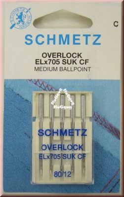 Nähmaschinennadeln Overlock ELx705 SUK CF von Schmetz