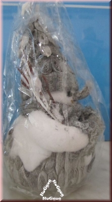Schneemann mit Mütze und Schal. 23 x 11 cm groß