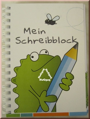 Schreibblock "Mein Schreibblock" in Ringbuchformat mit Motiv