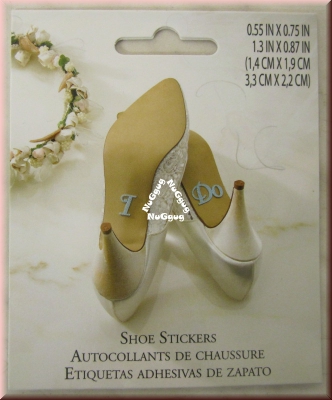 Lillian Rose Shoe Stickers "I Do", Artikel WF674 ID